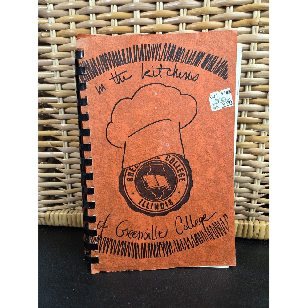 Greenville College Cookbook Greenville, Illinois 1983 257 Pages Local